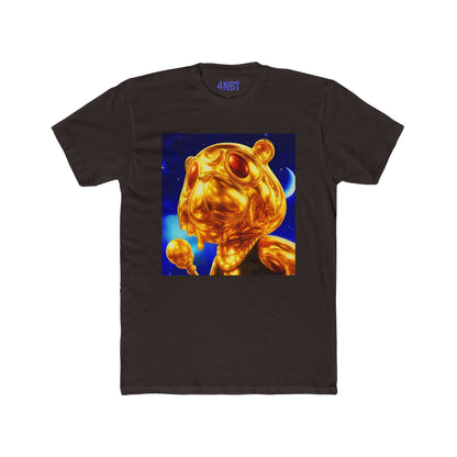 4NBT Golden Bear Unisex Crew Tee, Funky Graphic T-Shirt, Casual Streetwear, Unique Gift, Art Tee for Animal Lovers