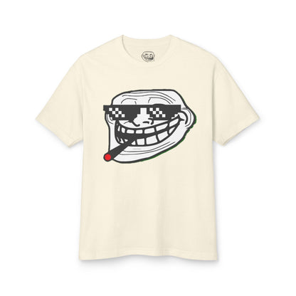 TROLL T-Shirt featuring Troll Face Graphic, Casual Humor Tee, Funny Gift for Friends, Streetwear Style, Lightweight Comfort