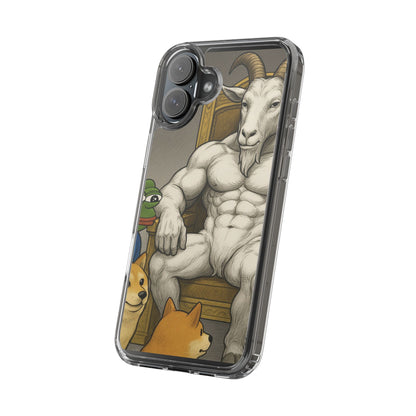 Whimsical Clear Phone Cases with Goat Design - Perfect Gift for Animal Lovers, Unique Phone Accessories, Fun Cell Phone Cases, Quirky [...]