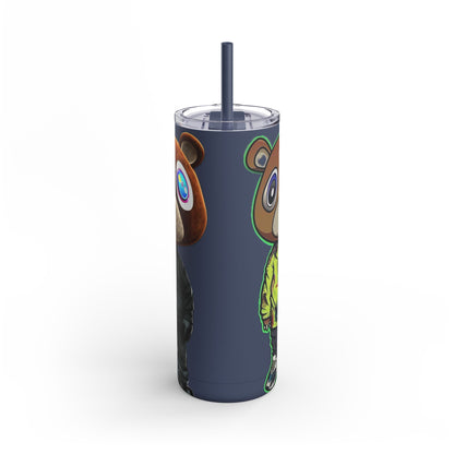 Ye Bear Tumbler, Cute Cartoon Drinkware, Funny Gift for Fans, Perfect for Birthdays & Holidays, 20oz Skinny Cup
