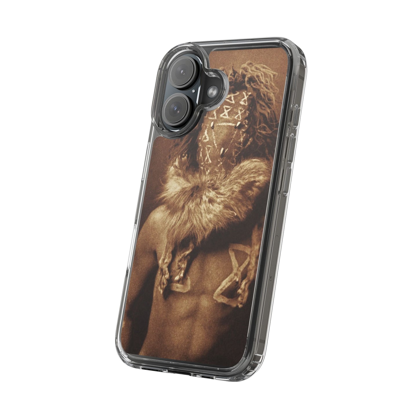 Yei Artistic Clear Phone Case for Unique Expression, Phone Accessories, Nature Lovers, Boho Style, Gift for Him/Her