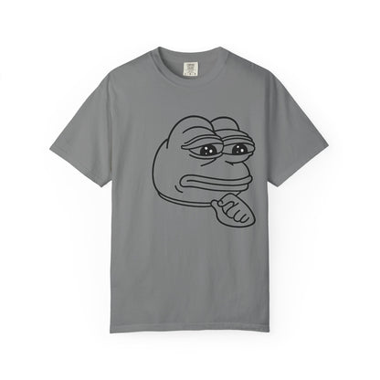 Thoughtful Pepe Unisex T-Shirt, Funny Graphic Tee, Gift for Friends, Casual Wear, Meme Inspired Fashion