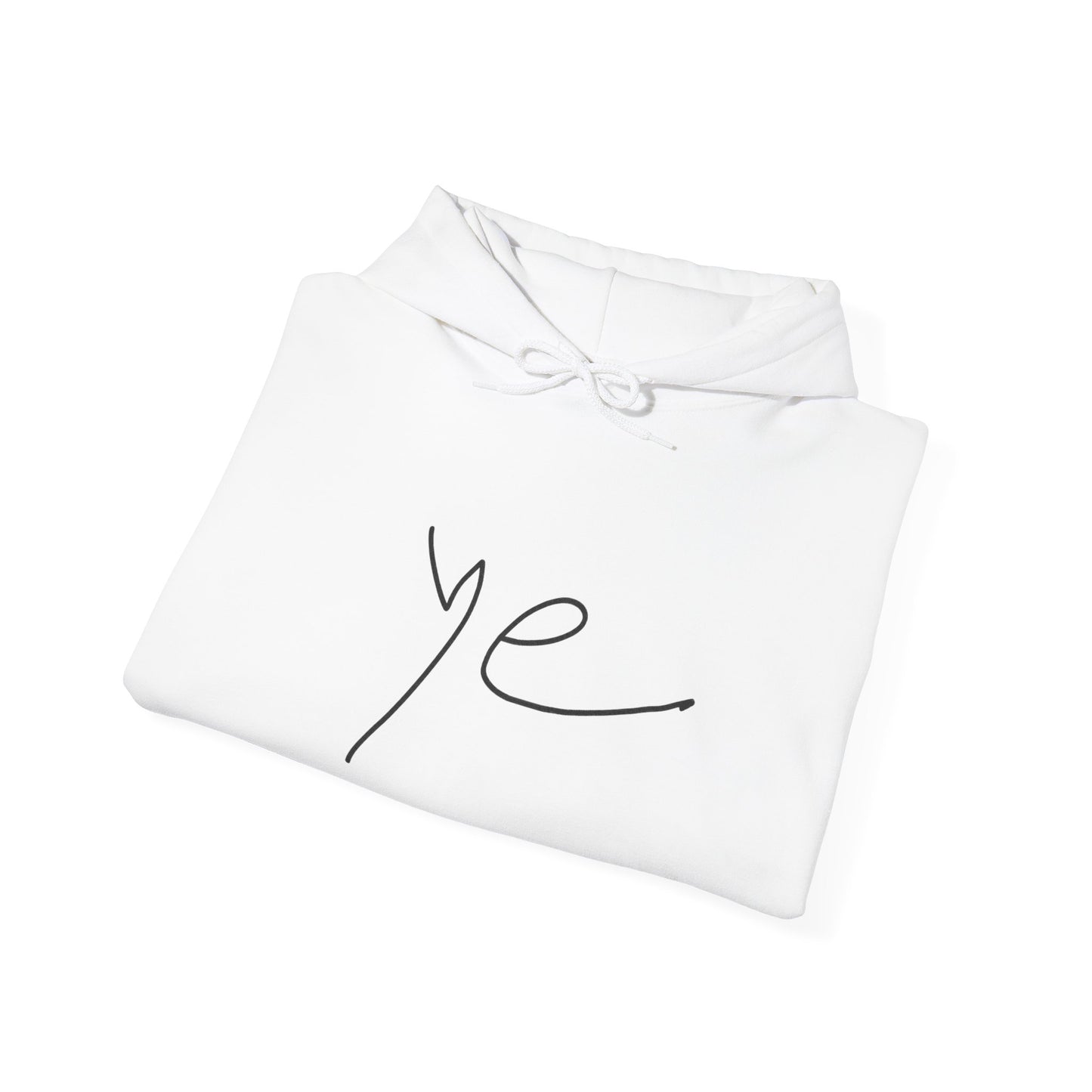 Ye 7BN Minimalist Unisex Hooded Sweatshirt, Casual Streetwear, Gift for Fans, Cozy Layering, Everyday Style, Unique Graphic Hoodie