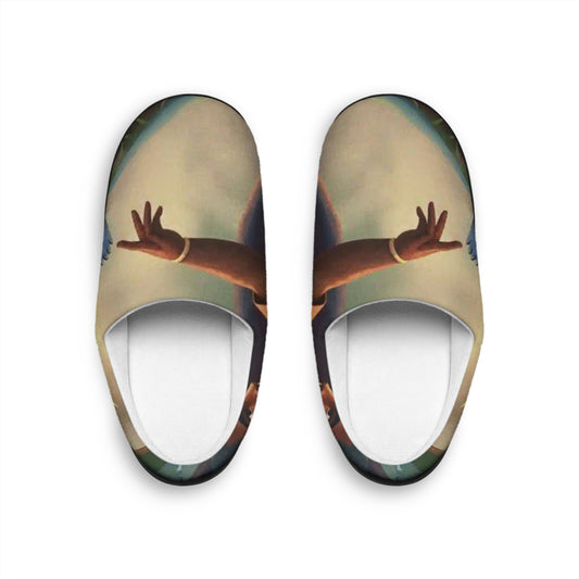 4NBT TB Cozy Indoor Slippers with Unique Artwork - Perfect Gift for Comfort Lovers, Home Essentials, Relaxation, Birthdays, Holidays