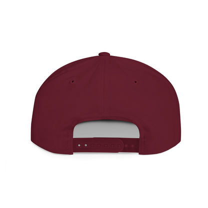 GIGA Zen Meditation Flat Bill Snapback Hat, Mindfulness Cap, Yoga Headwear, Gift for Him/Her, Casual Everyday Wear, Stylish Accessory