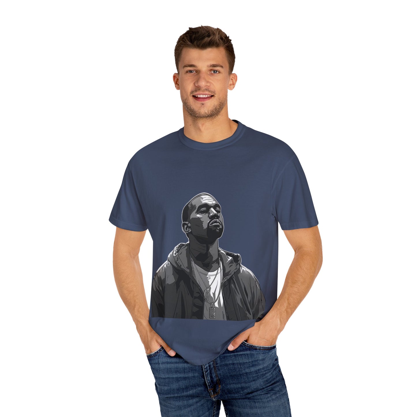 Ye T-shirt with Graphic Design, Casual Tee, Streetwear Style, Gift for Music Lovers, Fashion Statement Shirt