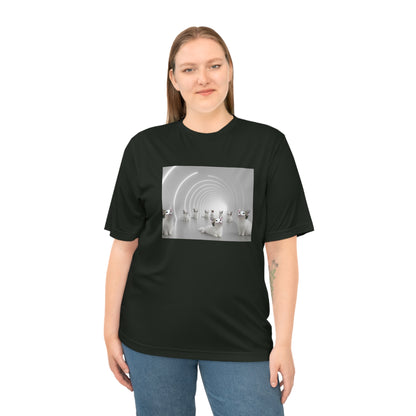 POPCAT Unisex Performance T-shirt with Unique Design, Fitness Apparel, Casual Wear, Gift for Him/Her, Sports Tee, Activewear