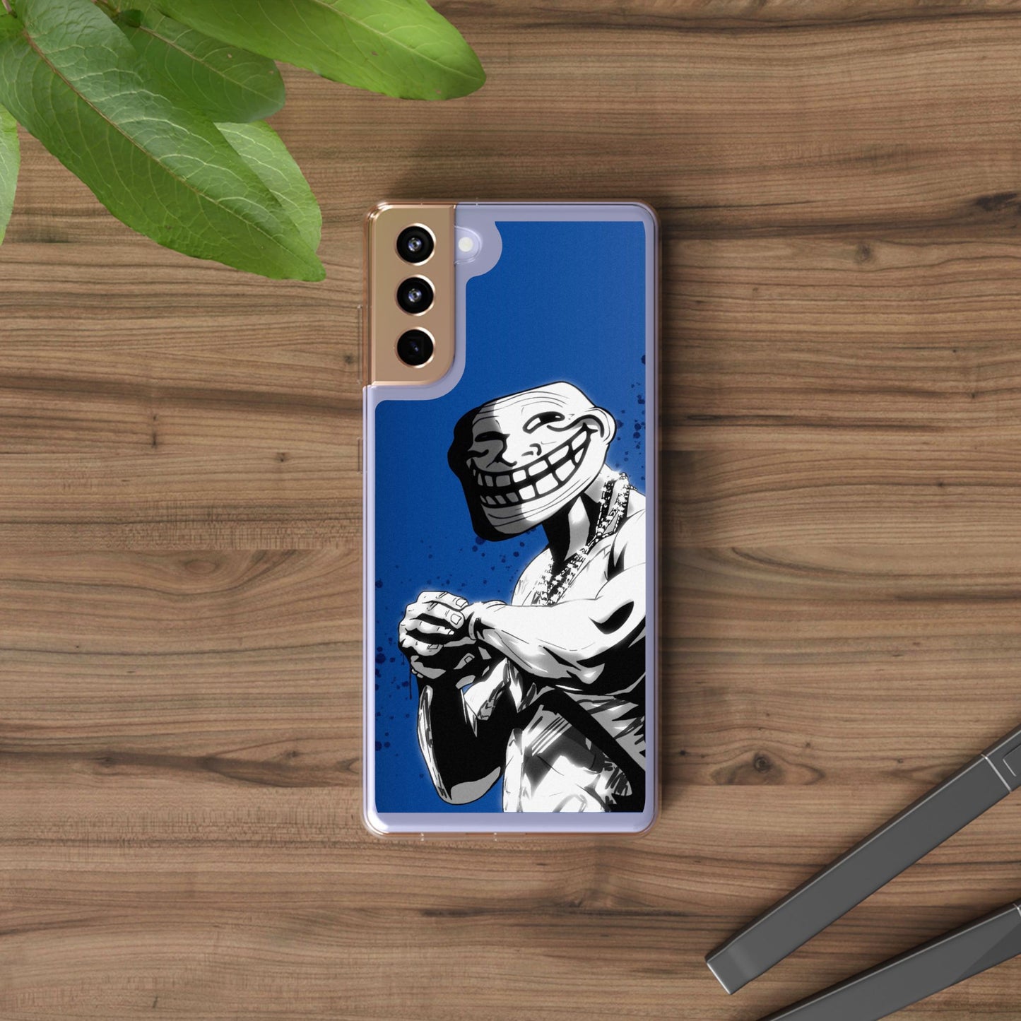 TROLL Clear Cases with Bold Graphic Design, Awesome Phone Accessories, Unique Gifts, Cartoon Phone Covers, Trendy Tech Gear