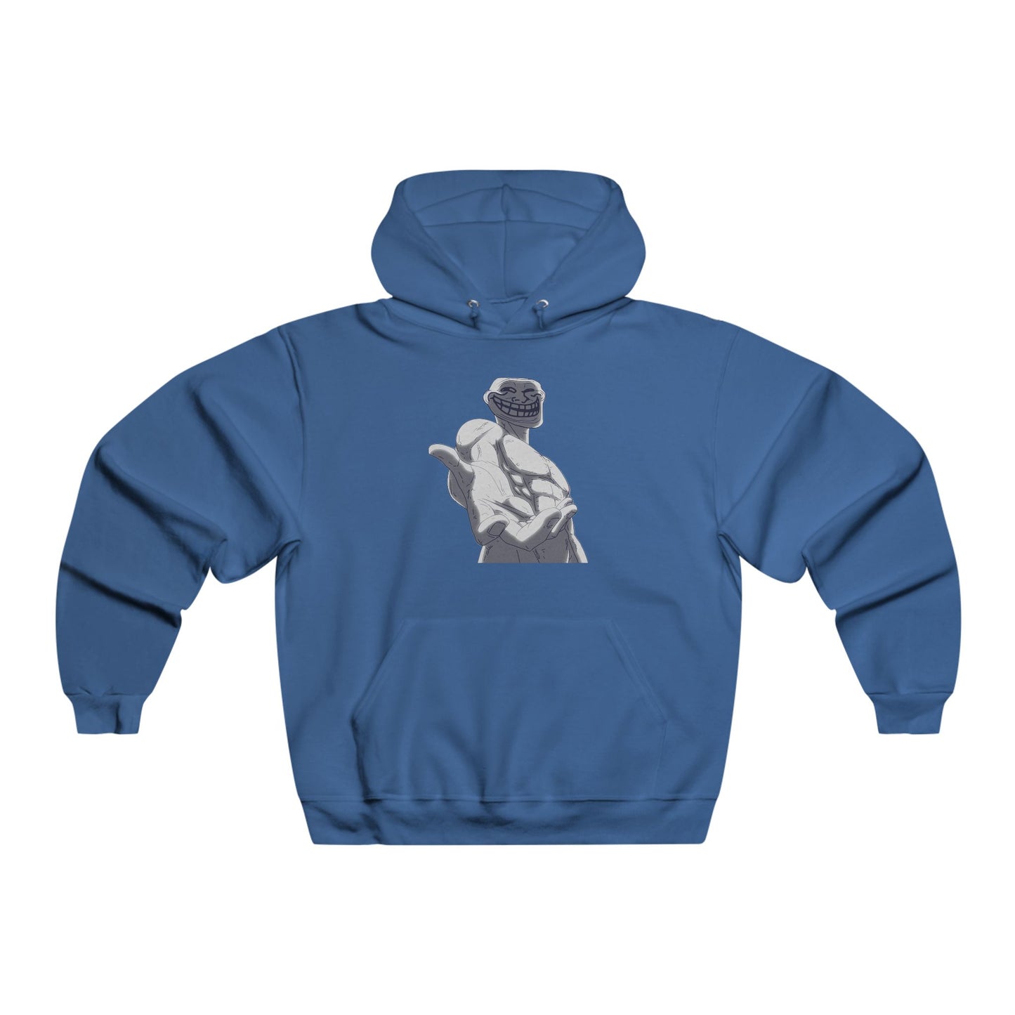 Troll Graphic Hooded Sweatshirt, Casual Hoodie, Streetwear Gift, Cozy Pullover, Unique Dad Sweatshirt, Perfect for Fall