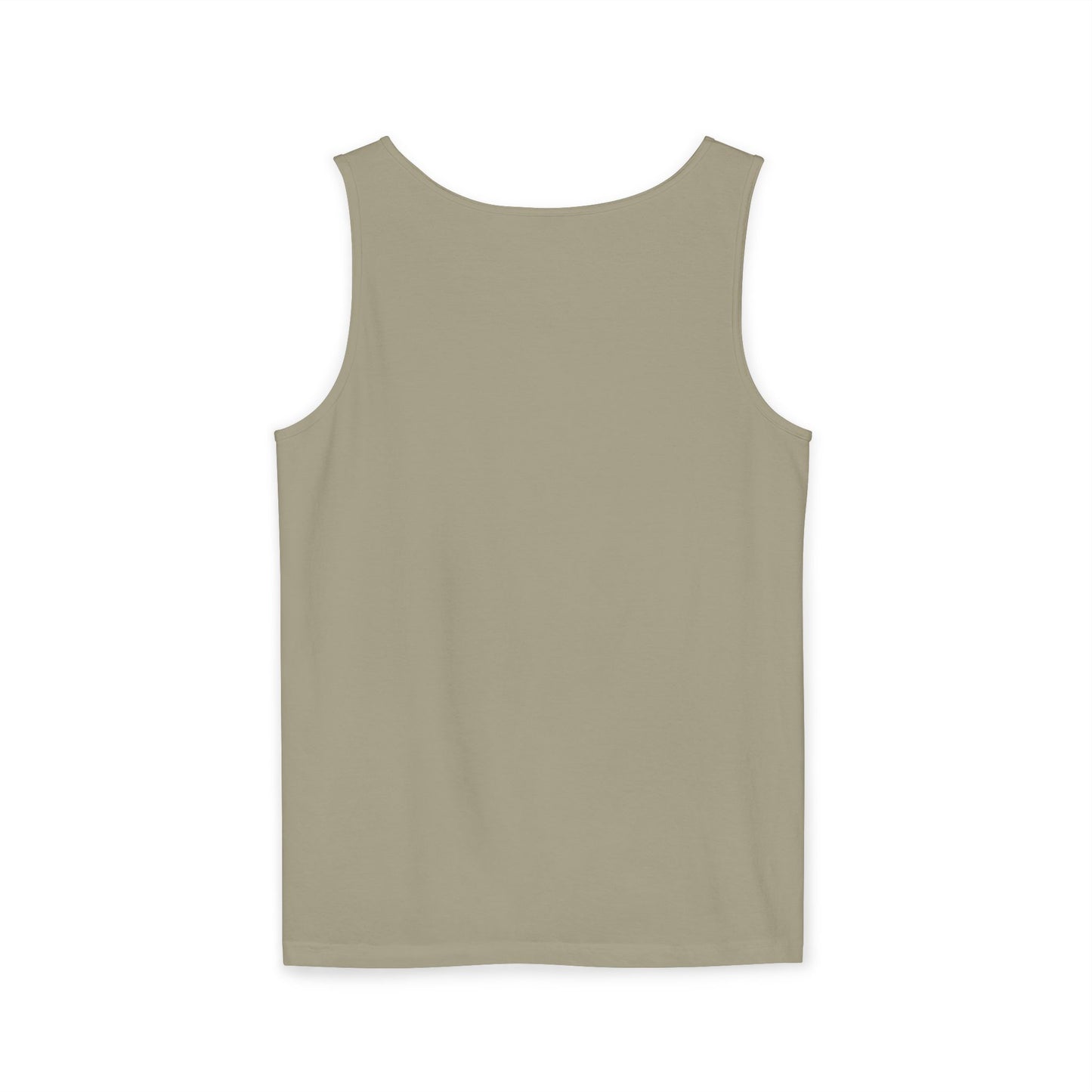 Unisex Garment-Dyed Tank Top with 4NBT Design, Summer Apparel, Casual Wear, Gift for Friends, Individual Expression Top