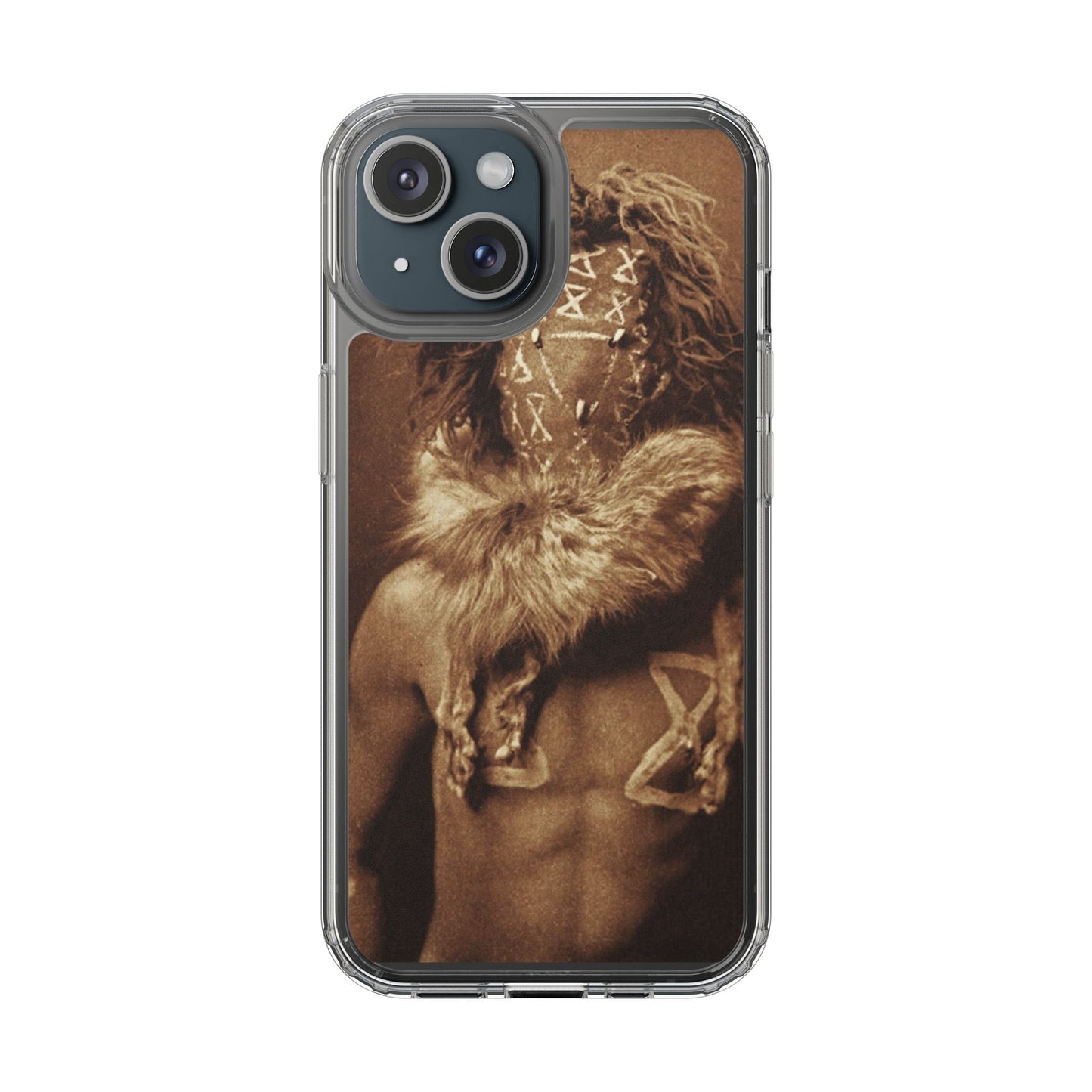 Yei Artistic Clear Phone Case for Unique Expression, Phone Accessories, Nature Lovers, Boho Style, Gift for Him/Her