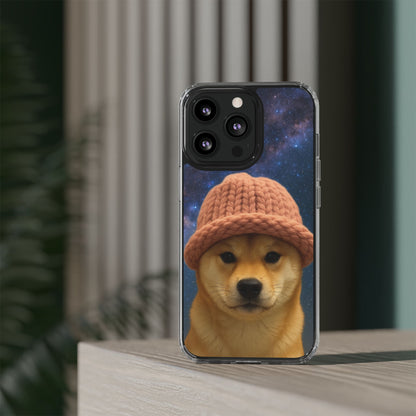 WIF Lovers Clear Phone Case, Cute Phone Cover for Animal Lovers, Pet Gift, Trendy Smartphone Accessory, Unique Dog Case