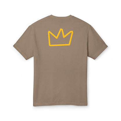 Trench Merch Crown Logo Unisex Heavyweight Cotton Tee, Casual Streetwear Shirt, Gift for Him/Her, Summer Style, Vibrant Graphics Tee