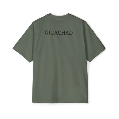 GIGA Men's Heavy Oversized Tee | Casual Streetwear Shirt, Graphic Tee, Gift for Him, Unisex Style, Trendy Apparel