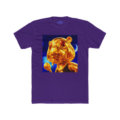 4NBT Golden Bear Unisex Crew Tee, Funky Graphic T-Shirt, Casual Streetwear, Unique Gift, Art Tee for Animal Lovers