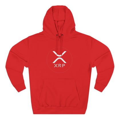 XRP Cozy Three-Panel Fleece Hoodie for Relaxed Casual Style, Perfect for Lounging, Gifting, Everyday Wear, and Cozy Nights