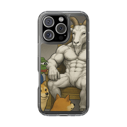 Whimsical Clear Phone Cases with Goat Design - Perfect Gift for Animal Lovers, Unique Phone Accessories, Fun Cell Phone Cases, Quirky [...]