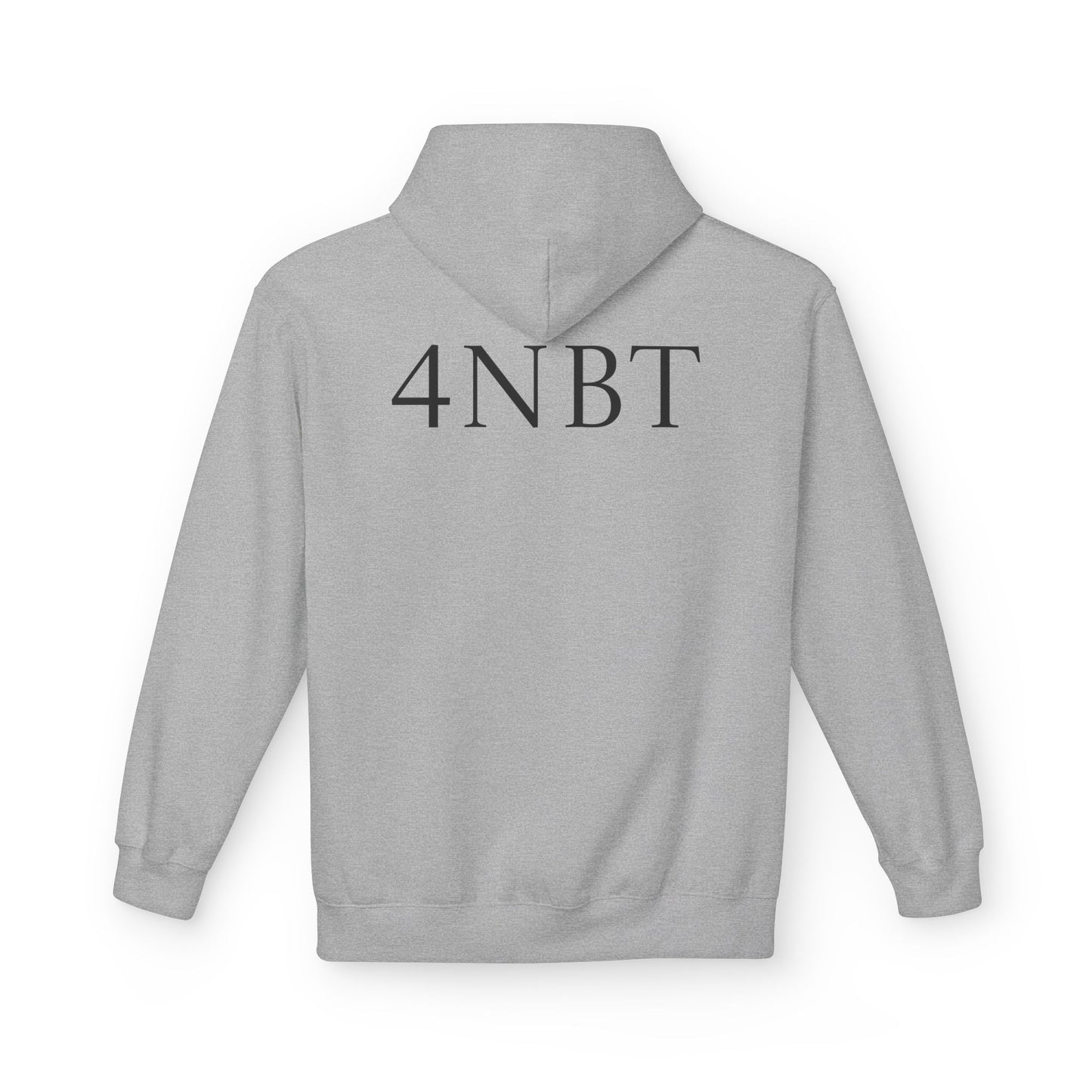 4NBT Fleece Hoodie with Fun Graphic, Cool Streetwear, Unisex Apparel, Unique Gift for Gamers, Trendy Layering Piece