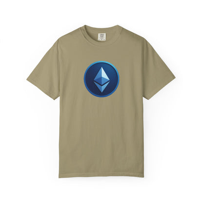 Ethereum Graphic T-Shirt, Unisex Casual Tee, Blockchain Apparel, Gamer Shirt, Crypto Gift, Stylish Streetwear