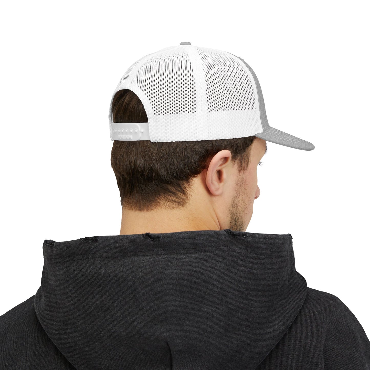 Swasticoin Stylish Embroidered Snapback Trucker Cap - Trendy Hat for Outdoors, Casual Wear, Gift for Him or Her, Adjustable, Unique Design