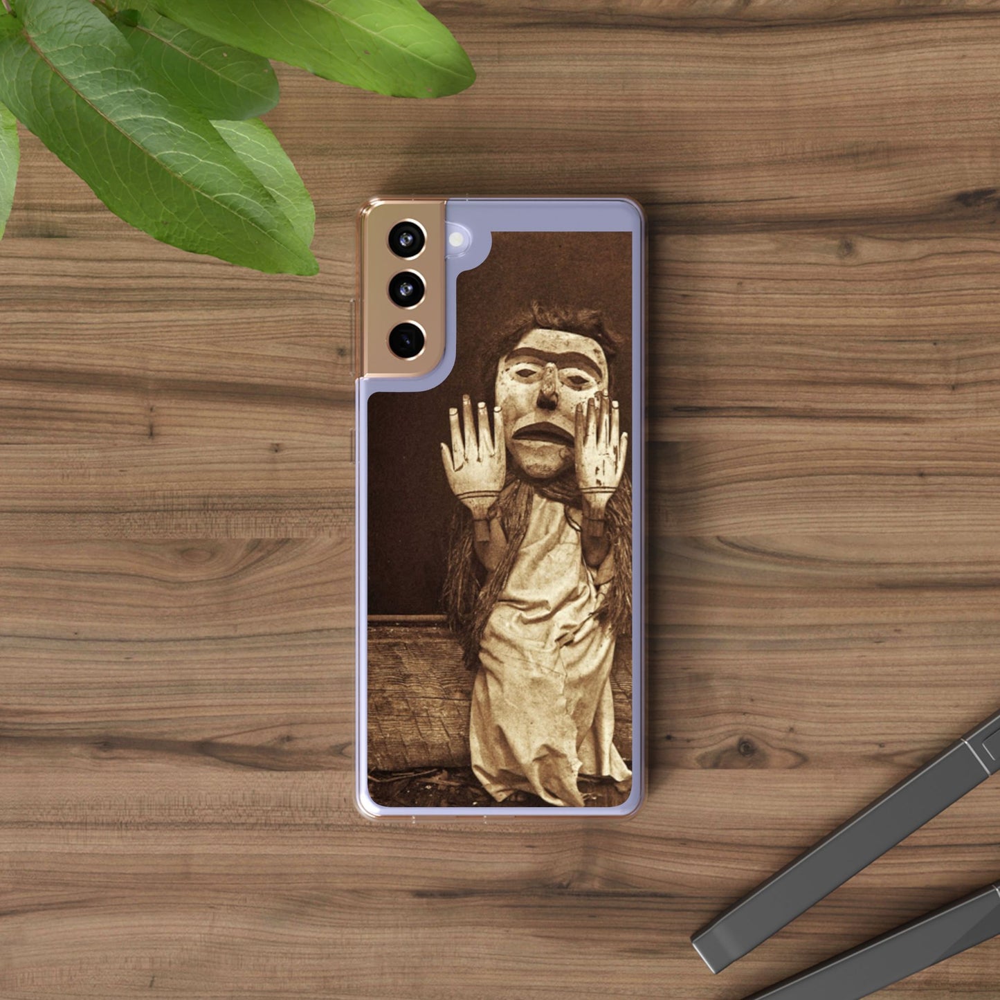 Yei Unique Clear Phone Case with Vintage Puppet Design, Artistic Phone Cover, Retro Style Protection, Gifts for Theater Lovers, Customized [...]