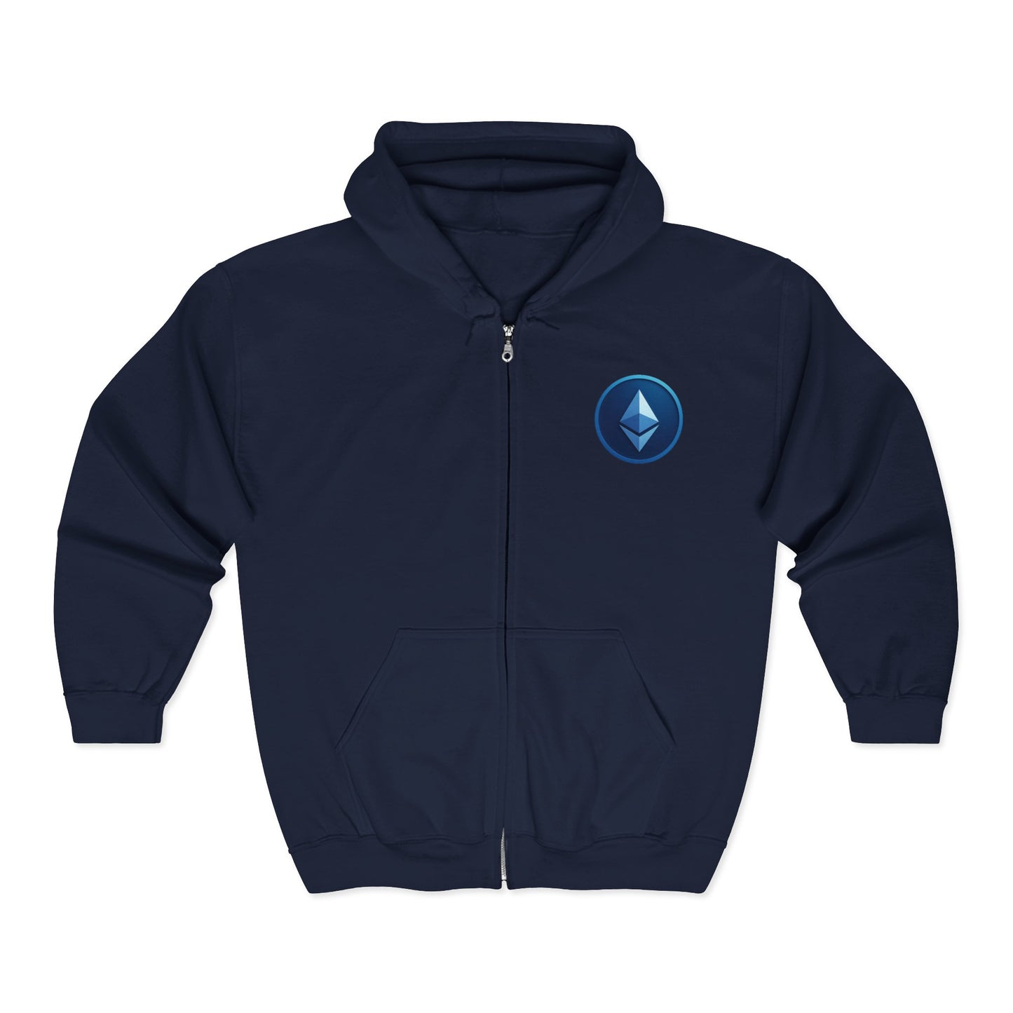 Ethereum Unisex Heavy Blend™ Full Zip Hooded Sweatshirt
