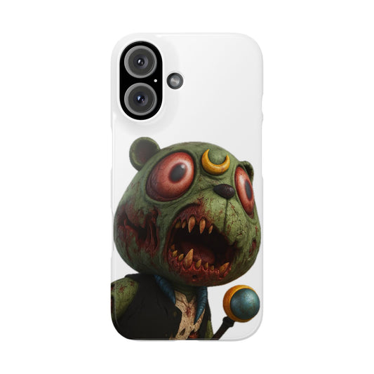 4NBT Zombie Bear Phone Case, Horror Snap Case, Cute but Spooky Accessory, Gift for Halloween, Unique Phone Cover