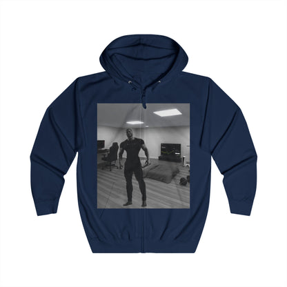 GIGA Unisex Full Zip Hoodie | Trendy Sweatshirt for Casual Outings, Gift for Friends, Gym Wear, Unique Fashion Statement