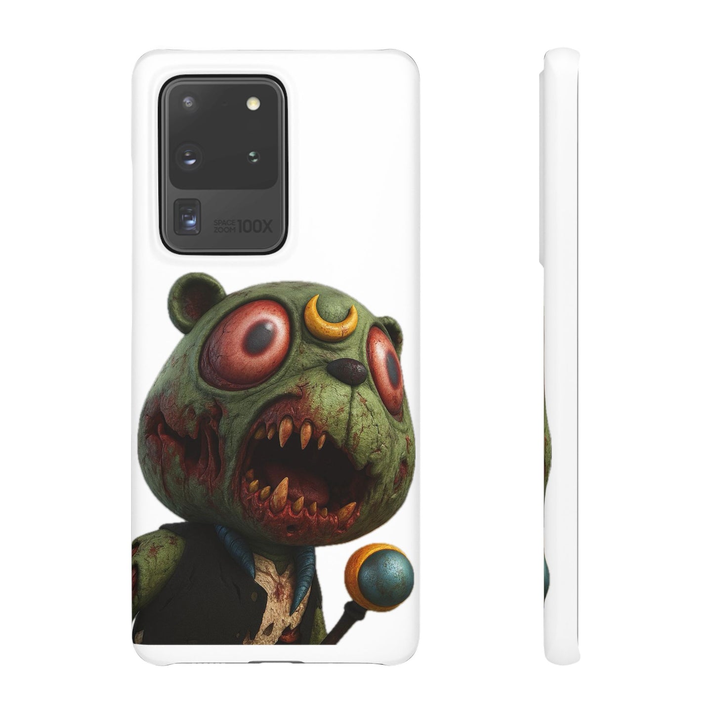 4NBT Zombie Bear Phone Case, Horror Snap Case, Cute but Spooky Accessory, Gift for Halloween, Unique Phone Cover