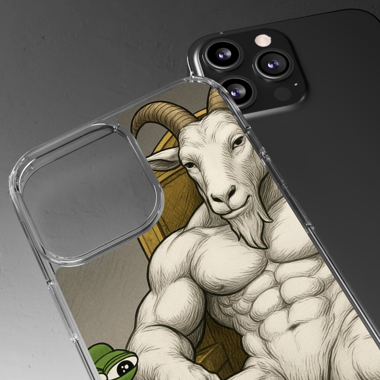 Whimsical Clear Phone Cases with Goat Design - Perfect Gift for Animal Lovers, Unique Phone Accessories, Fun Cell Phone Cases, Quirky [...]