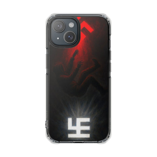 Swasticoin Dynamic Magnetic Phone Case, Unique Design, Rugged Protection, Smartphone Accessories, Personalized Gifts, Tech Enthusiasts