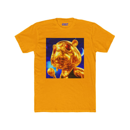 4NBT Golden Bear Unisex Crew Tee, Funky Graphic T-Shirt, Casual Streetwear, Unique Gift, Art Tee for Animal Lovers