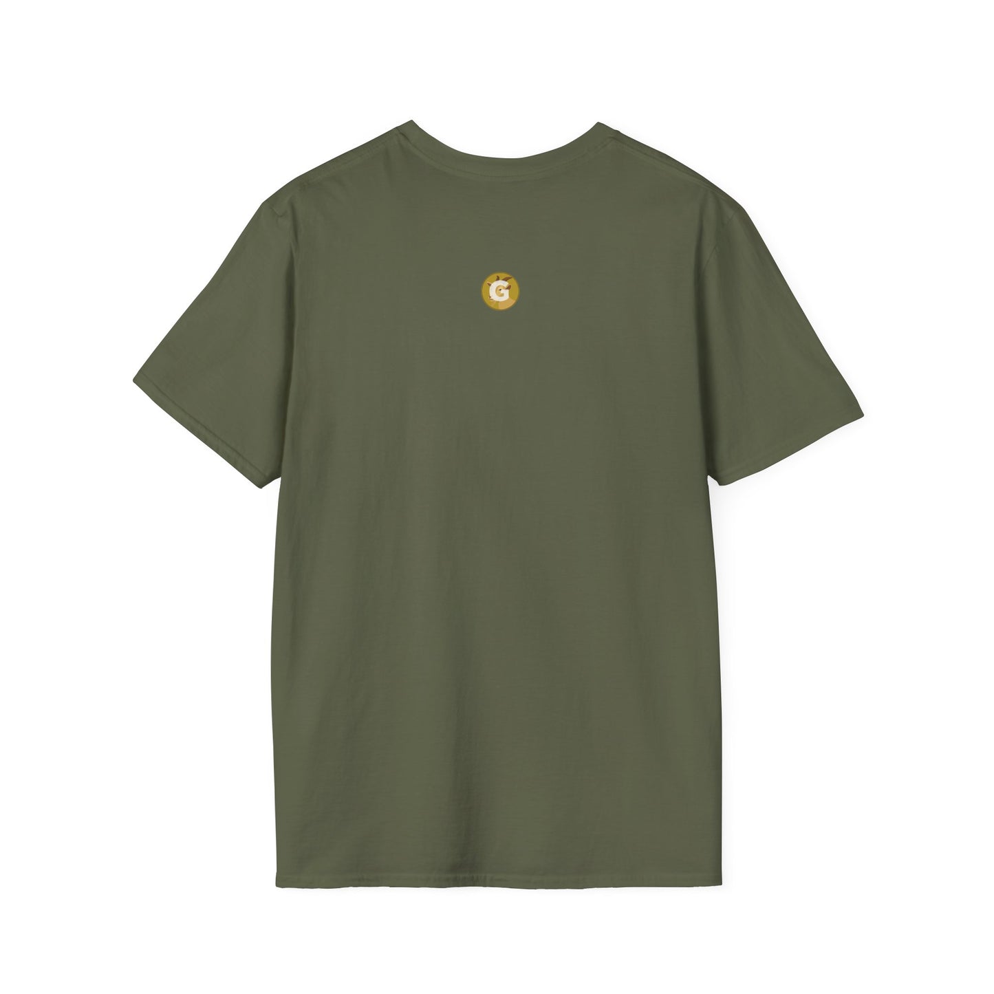 Golden Goat Unisex Softstyle T-Shirt | Cute Goat Tee for Animal Lovers, Birthday Gift, Casual Wear, Farmhouse Decor, Nature Fans