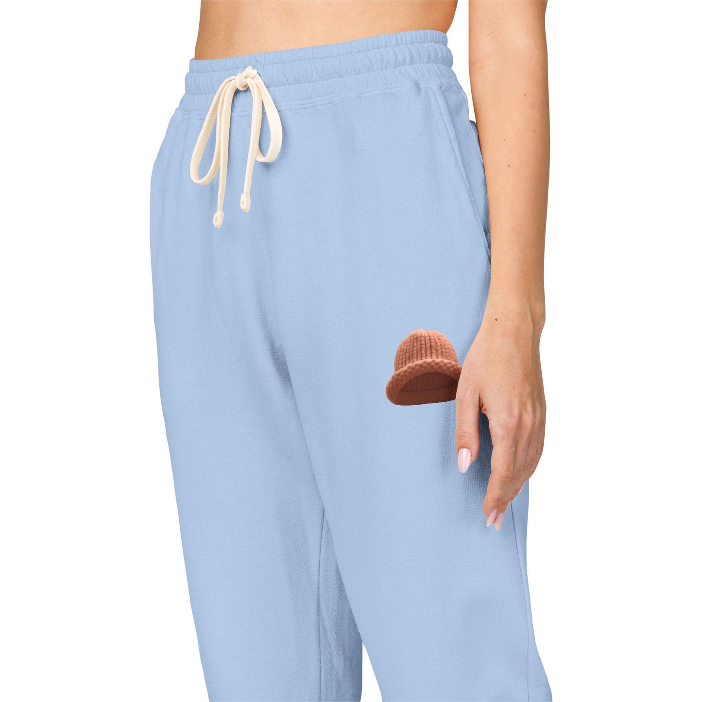 WIF Cozy Fleece Sweatpants for Home & Leisure - Perfect Gift for Relaxation, Lounging, Meditation, Christmas & Birthdays