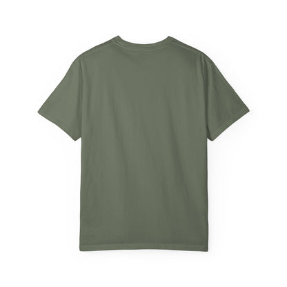 POPCAT Whimsical Cat Face T-Shirt, Unisex Garment-Dyed Tee for Cat Lovers, Cute Casual Wear, Gift for Pet Owners, Perfect for Everyday Style