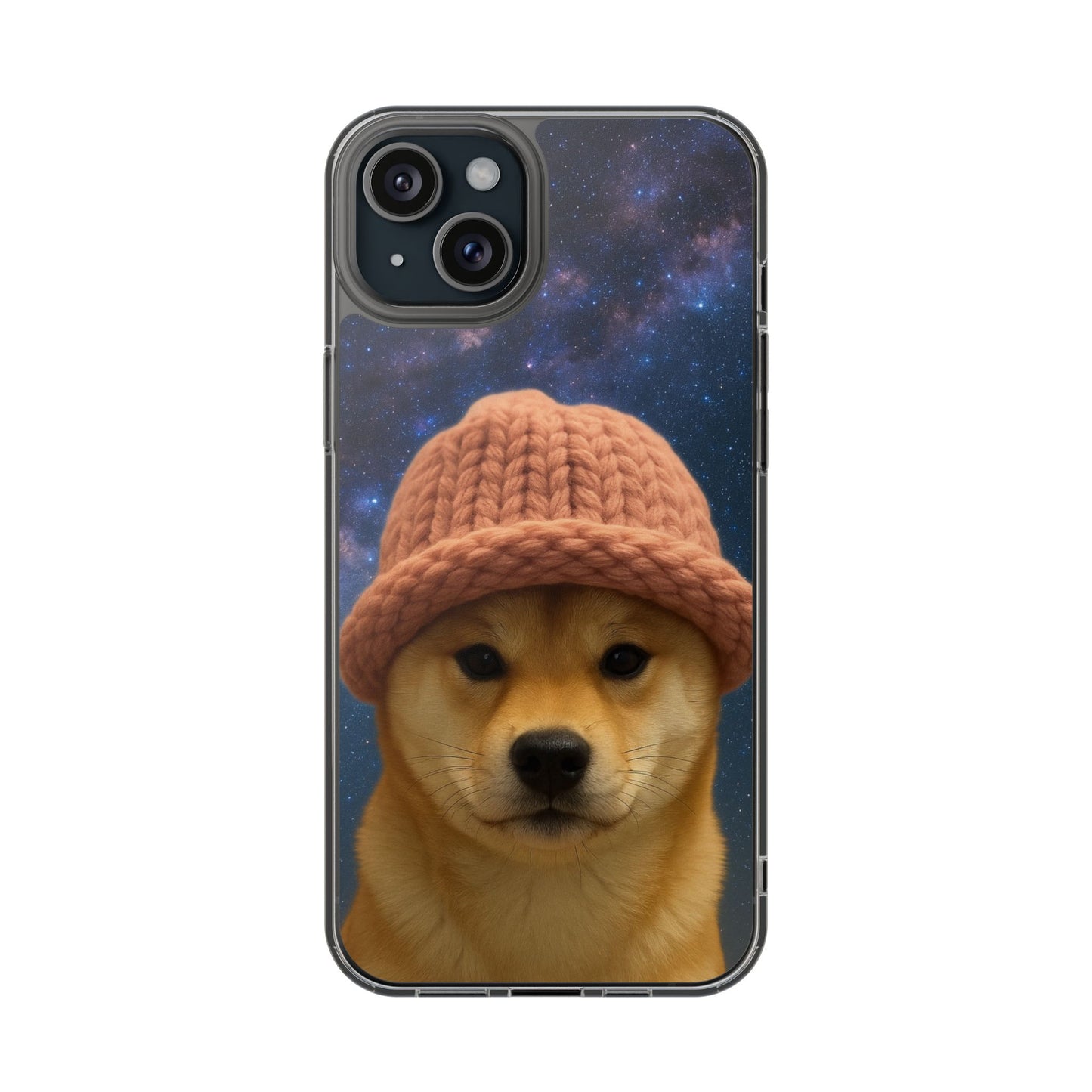 WIF Lovers Clear Phone Case, Cute Phone Cover for Animal Lovers, Pet Gift, Trendy Smartphone Accessory, Unique Dog Case