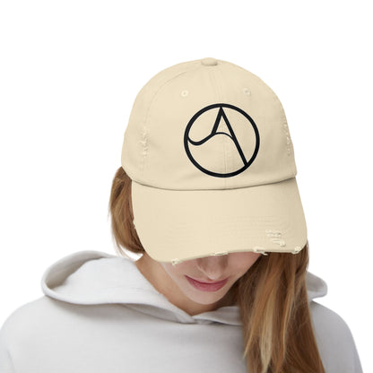 @ye Trendy Unisex Distressed Cap, Casual Hat, Vintage Style, Adjustable Dad Hat, Gift for Him or Her, Everyday Wear