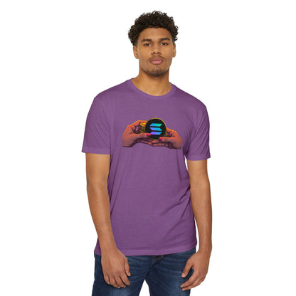 Solana Hands Unisex Jersey T-shirt, Graphic Tee, Trendy Apparel, Gift for Him/Her, Casual Wear, Perfect for Tech Lovers