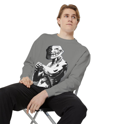 TROLL Stylish Unisex Sweatshirt with Playful Graphic, Trendy Streetwear, Cozy and Casual, Perfect Gift for Any Occasion, Unique Art Design