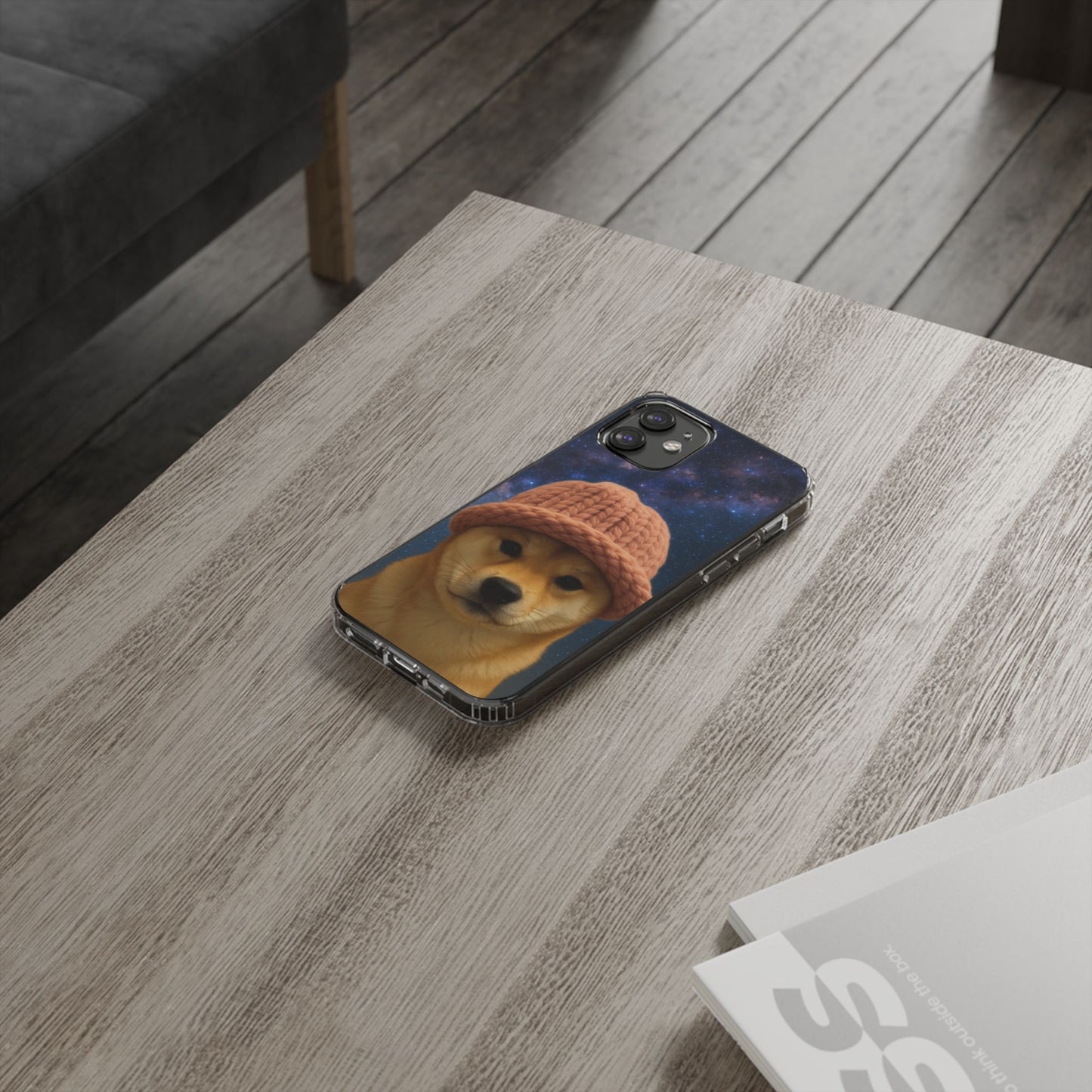 WIF Lovers Clear Phone Case, Cute Phone Cover for Animal Lovers, Pet Gift, Trendy Smartphone Accessory, Unique Dog Case