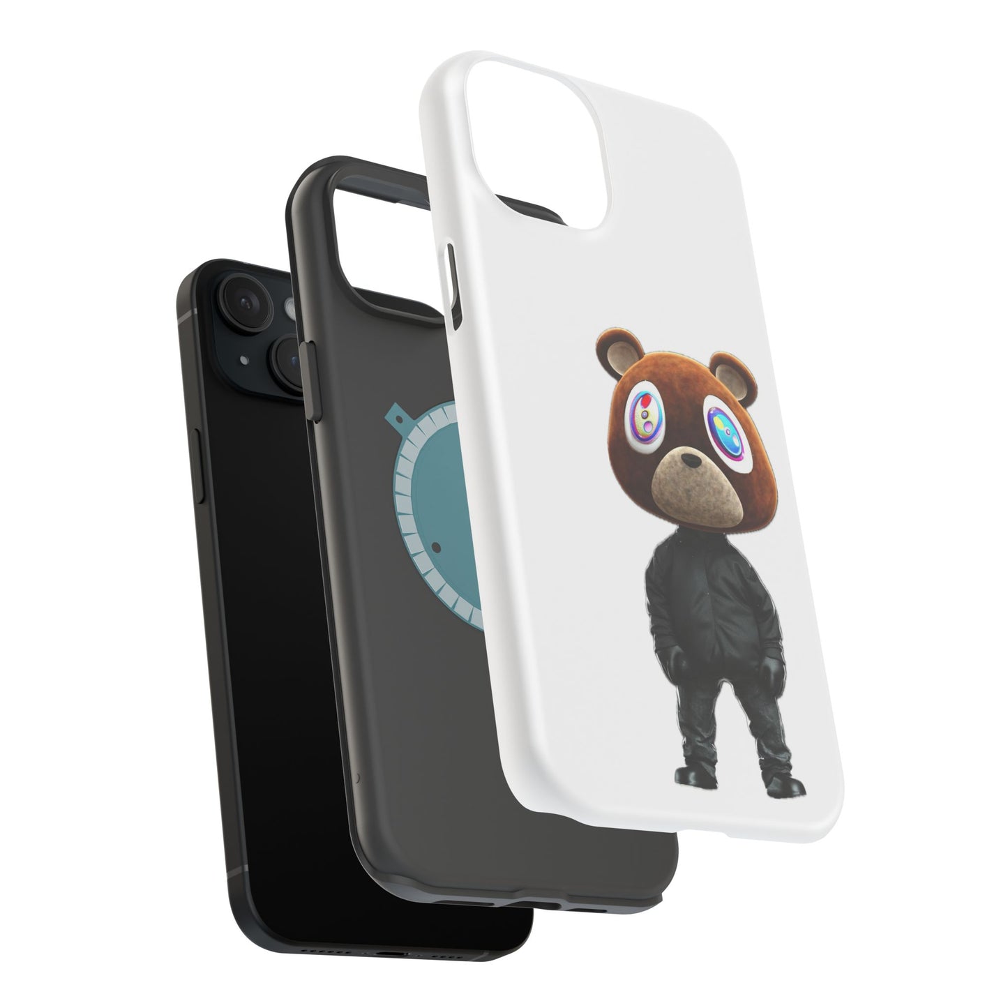 Ye Bear Character Magnetic Phone Cases, Fun Gift, Unique Phone Accessory, Trendy Tech, Personalized Style, Everyday Use