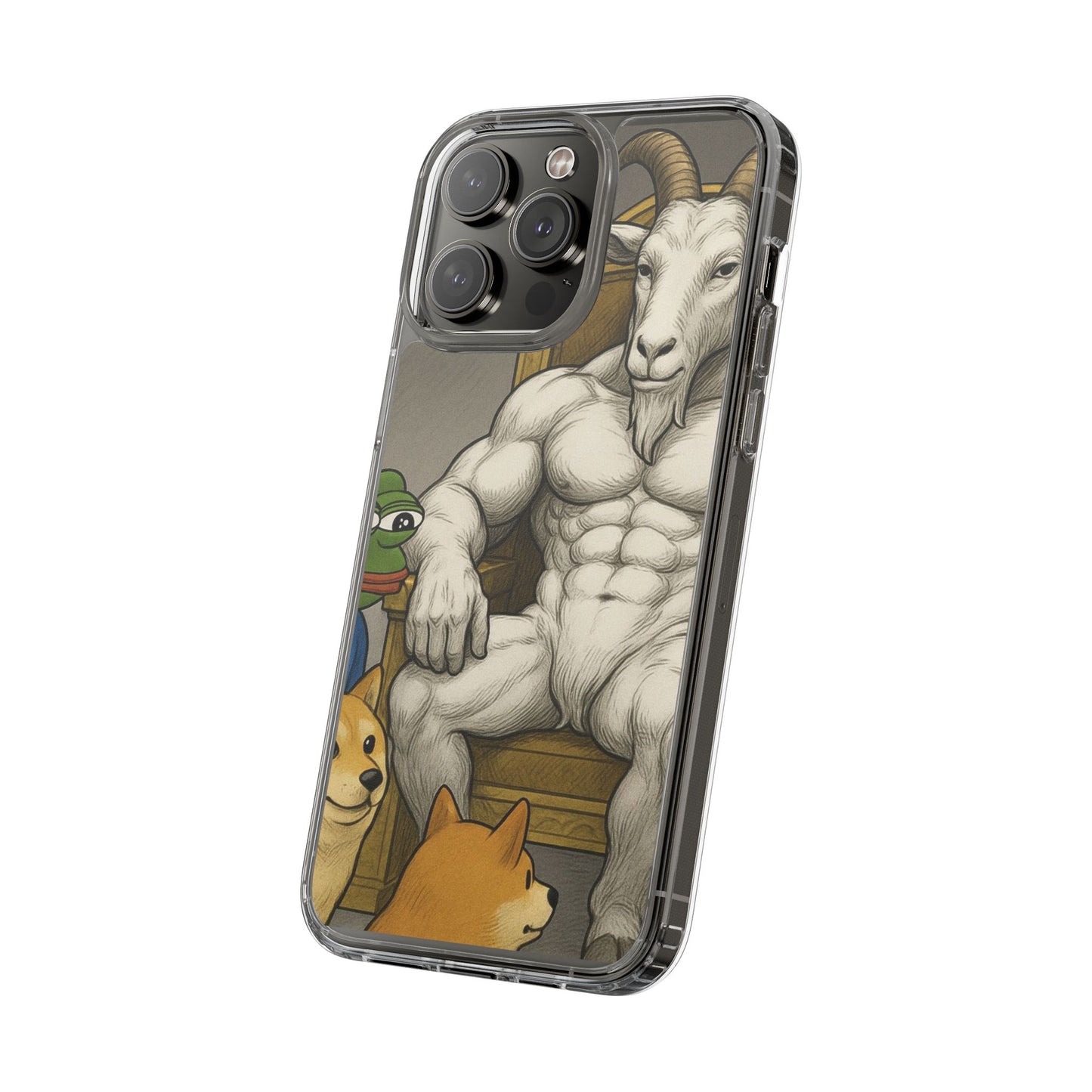 Whimsical Clear Phone Cases with Goat Design - Perfect Gift for Animal Lovers, Unique Phone Accessories, Fun Cell Phone Cases, Quirky [...]