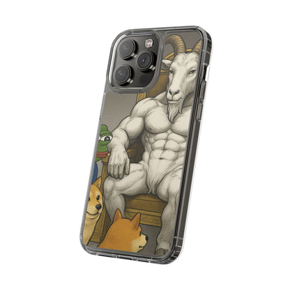 Whimsical Clear Phone Cases with Goat Design - Perfect Gift for Animal Lovers, Unique Phone Accessories, Fun Cell Phone Cases, Quirky [...]
