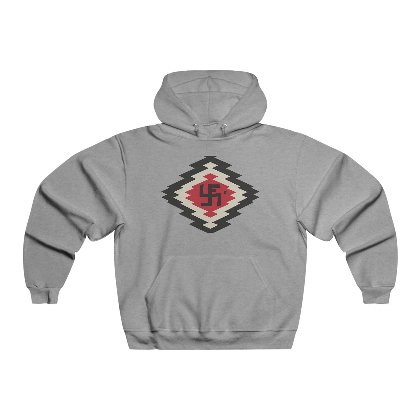 Yei Stylish Men's Hooded Sweatshirt, Cozy Casual Wear, Perfect for Fall, Outdoor Adventures, Gift for Men, Unique Graphic Design