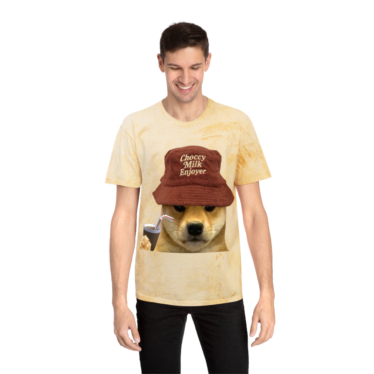 WIF Choccy Milk Enjoyer T-Shirt | Unisex Color Blast Tee | Fun Graphic Tee | Casual Wear | Gift for Dog Lovers | Summer Essentials