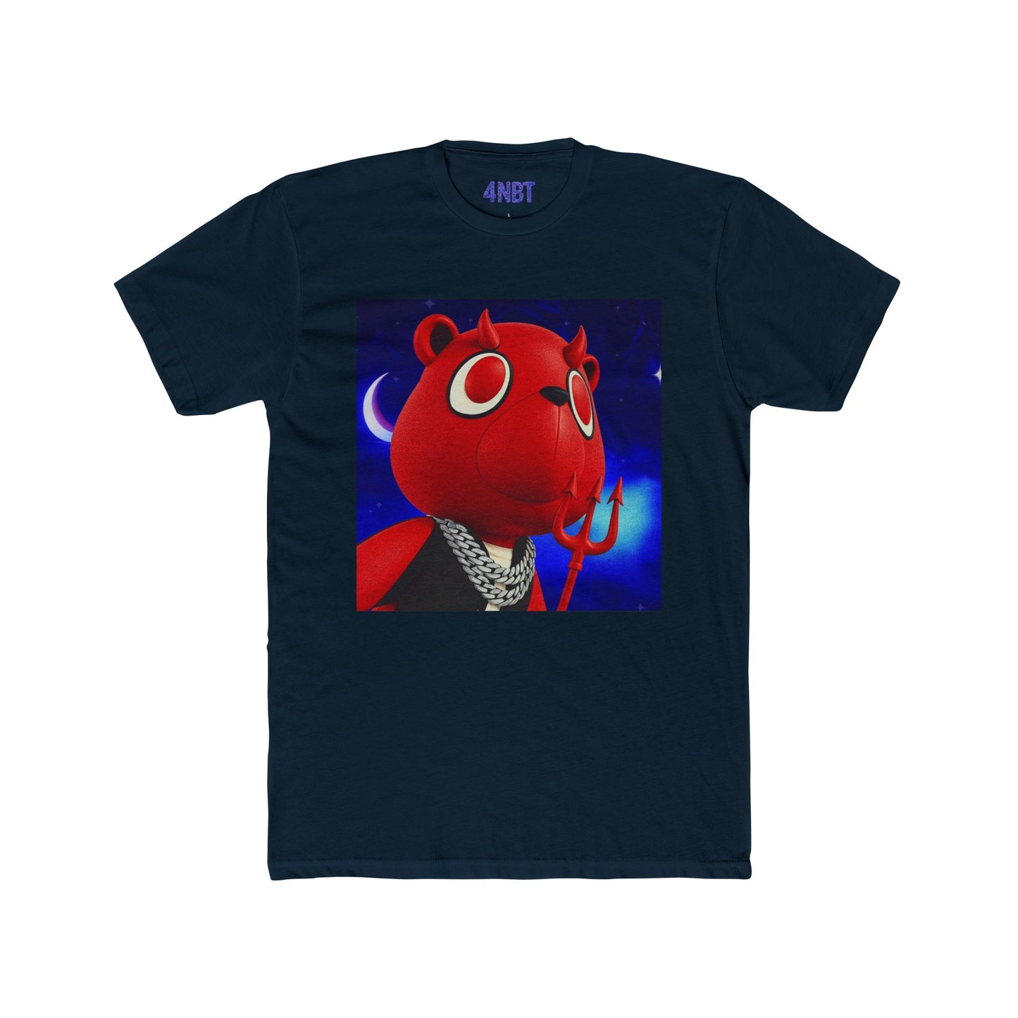 4NBT Red Bear Graphic Tee - Fun Unisex Cotton Crew Tee, Casual Wear, Gamer Shirt, Unique Gift, Streetwear Style