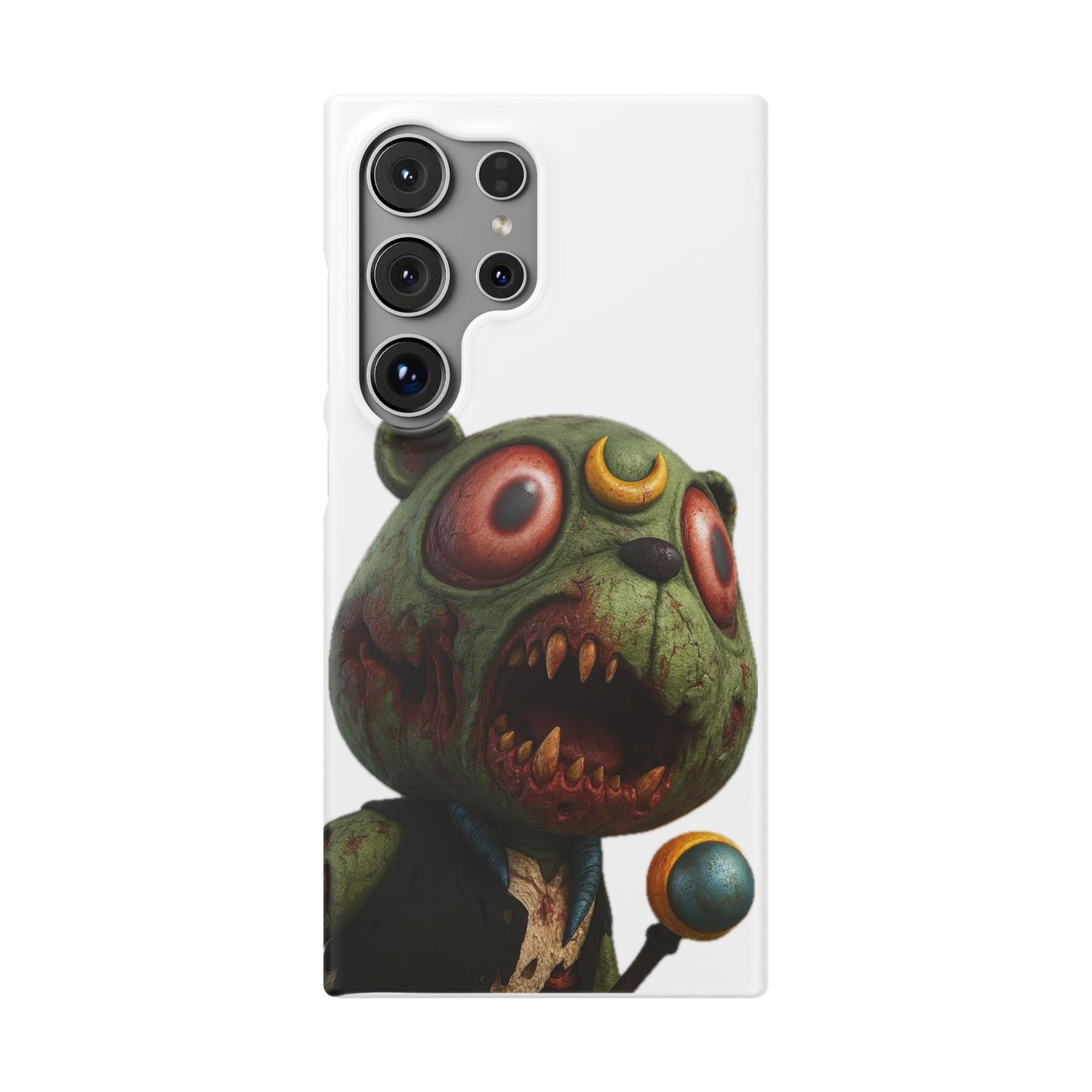 4NBT Zombie Bear Phone Case, Horror Snap Case, Cute but Spooky Accessory, Gift for Halloween, Unique Phone Cover