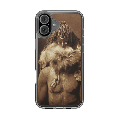 Yei Vintage Art Phone Case, Clear Case, Unique Gift for Art Lovers, Bohemian Style, Customizable Phone Cover, Trendy Accessories