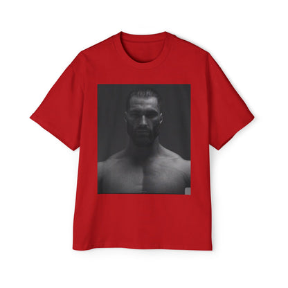 GIGA Stylish Men's Oversized Tee for Comfort Lovers, Casual Wear, Street Style, Gift for Him, Trendy Tee with Gigachad Design