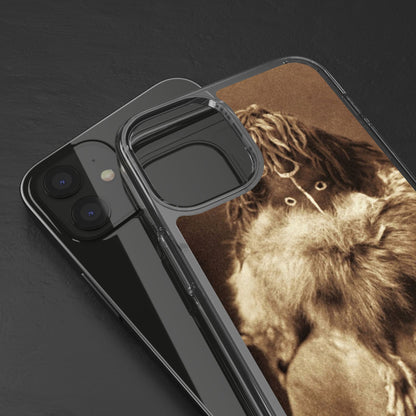 Yei Vintage Art Phone Case, Clear Case, Unique Gift for Art Lovers, Bohemian Style, Customizable Phone Cover, Trendy Accessories
